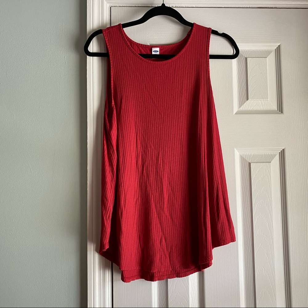 3/$10! 🎆 Old Navy Ribbed Luxe Swing Tank Top